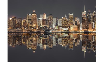 New York Skyline bei Nacht