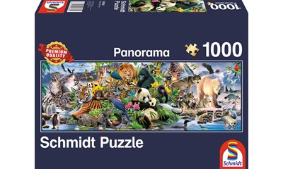 Kunterbunte Tierwelt 1000 Teile