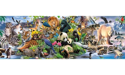 Kunterbunte Tierwelt 1000 Teile