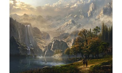 Wasserfall-Idylle 1000 Teile