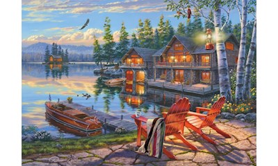 Seeufer am Loon Lake New York 