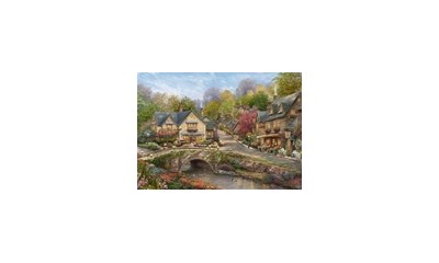 Sommer in Cobblestone Village 2000 Teile