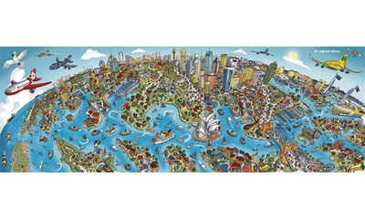 Panorama Stadtbild Sidney 1000 Teile