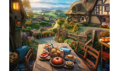 Frühstück mit Aussicht