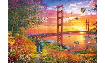 Spaziergang zur Golden Gate Bridge 2000 Teile