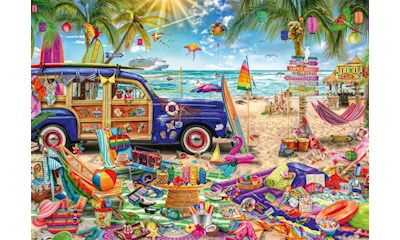Sonnige Auszeit am Strand
