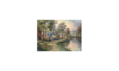 Holzpuzzle: Hometown Lake 1000 Teile