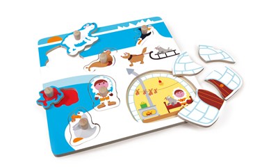 Holzpuzzle Eskimo