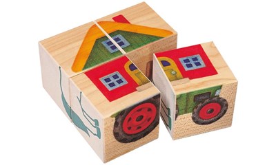 Bilderwürfel Farm 4 Teile