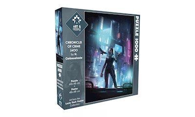 Art&Meeple Puzzle: Chronicles Of Crime 2400 1000 Teile