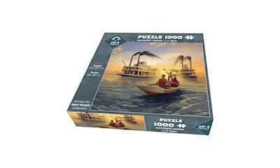 Art&Meeple Puzzle: Mississippi Queen 1000 Teile