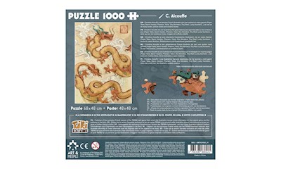Art&Meeple Puzzle: Tichu Dragon 1000 Teile