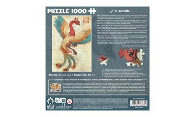 Art&Meeple Puzzle: Tichu Phoenix Puzzle 1000 Teile