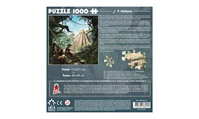 Art&Meeple Puzzle: Tikal 1000 Teile