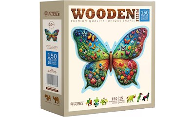 Puzzle Holz M Colorful Butterfly 150 Teile