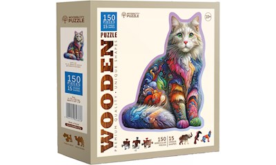 Puzzle Holz M Soft Cat 150 Teile