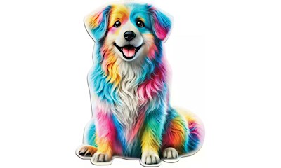 Dog Puzzle Holz L Rainbow Buddy 250 Teile