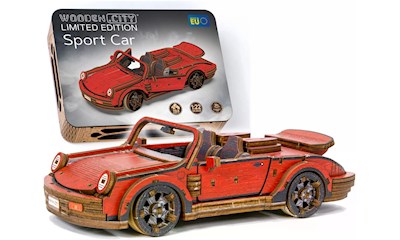 Holzmodel 3D Sport Car Limited