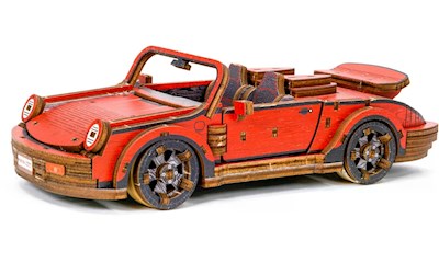 Holzmodel 3D Sport Car Limited