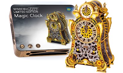 Holzmodel 3D Magic Clock