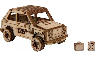 Holzmodel 3D Rally Car Mini