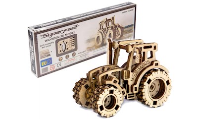 Holzmodel 3D Work Horse Traktor