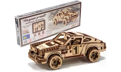 Holzmodel 3D Rally Car Superfast