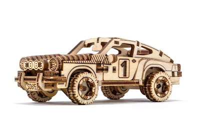 Holzmodel 3D Rally Car Superfast