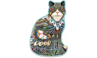 Puzzle Holz L The Jeweled Cat 250 Teile