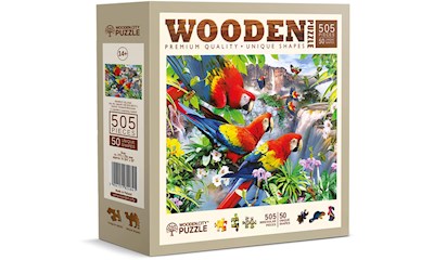 Puzzle Holz L Parrot Island 505 Teile