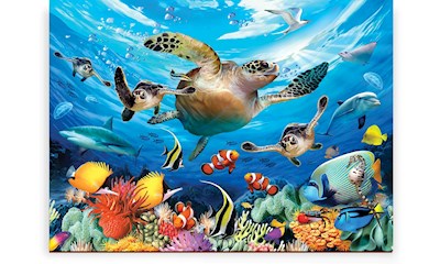 Puzzle Holz L Ocean life 505 Teile