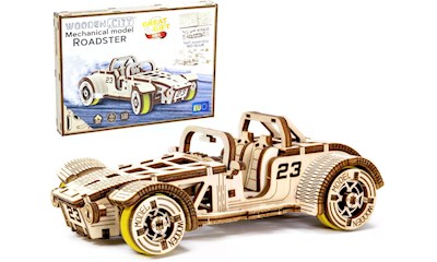 Holzmodel 3D Roadster