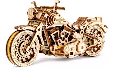 Holzmodel 3D Cruiser V-Twin