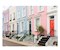 Bunte Stadthäuser in London