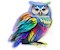 Puzzle Holz M Trendy Owl 150 Teile