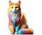 Puzzle Holz L Dreamy Rainbow Cat 205 Teile
