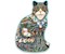 Puzzle Holz L The Jeweled Cat 250 Teile