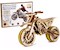 Holzmodel 3D Motocross