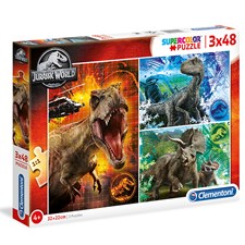 Puzzle Jurassic World 3 verschiedene Motive 