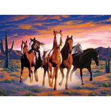 Pferde in der Wüste