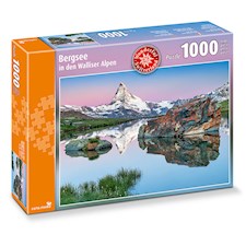 Bergsee in den Walliser Alpen, Matterhorn