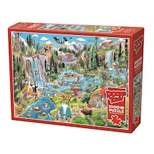 Verrückter Wasserfall