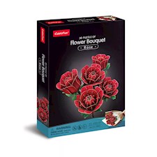 3D Puzzle Blumenstrauss Rose 312 Teile