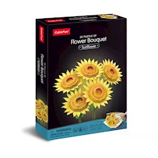 3D Puzzle Blumenstrauss Sonnenblume 209 Teile