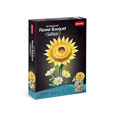 3D Puzzle Blumentopf Sonnenblume 102 Teile