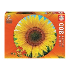 Sonnenblume 800 Teile Rund-Puzzle SV