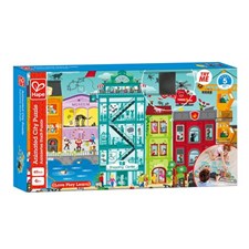 Animiertes Stadt-Puzzle