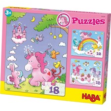 Set Puzzles Einhorn Glitzerglück
