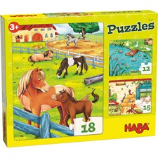 Puzzles Bauernhoftiere