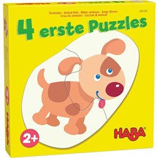 4 erste Puzzles – Tierkinder